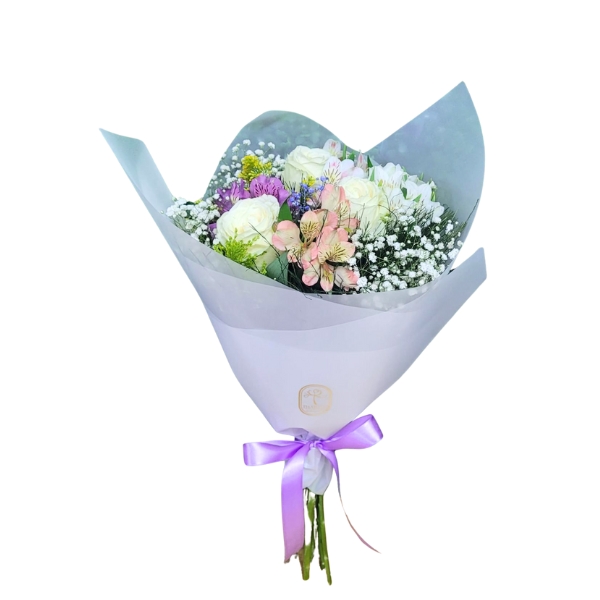 buque de flores com rosas