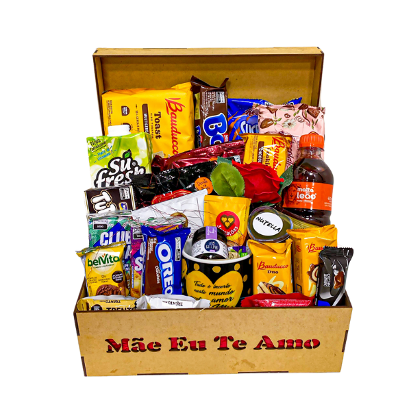 cesta de café da manhã para presentear