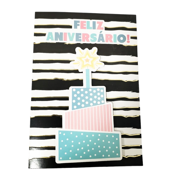 cartão de Feliz aniversário para desejar felicidades