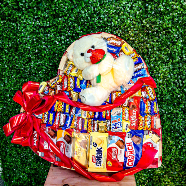 coração de chocolate