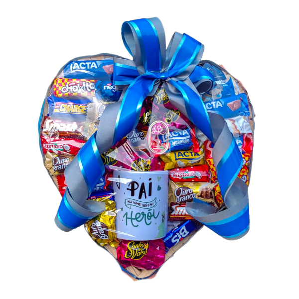 coração de chocolate