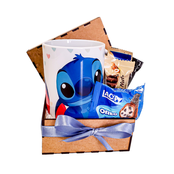 kit stitch com chocolate