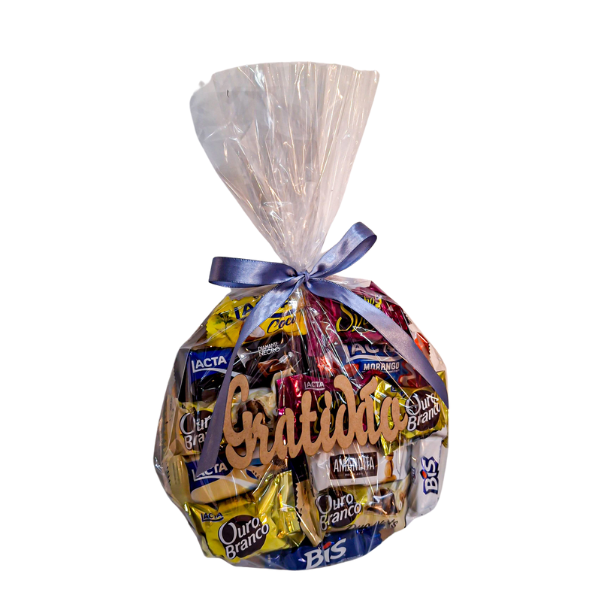 presente com chocolate