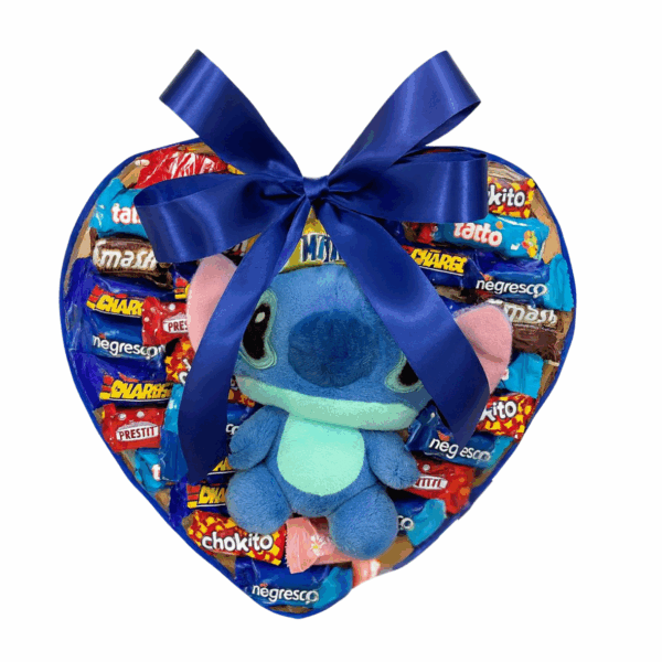 Coração de Chocolate Gigante Stitch N°1
