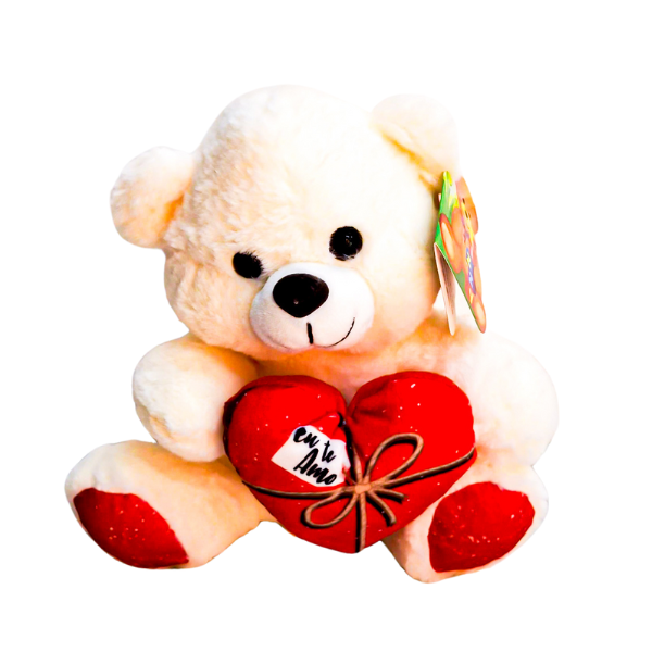 urso de pelúcia bege