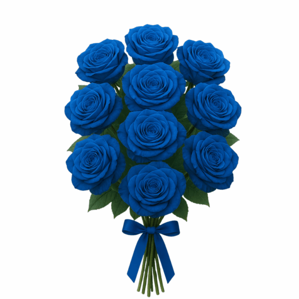 buque de rosas azuis para presentear a namorada, aniversario ou qualquer ocasiao especial