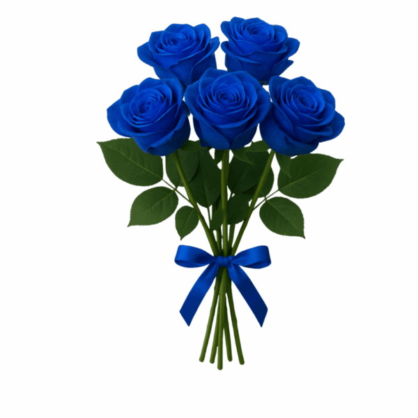 buque de rosas azuis para presentear a namorada, aniversario ou qualquer ocasiao especial