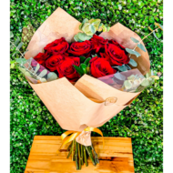 buque de rosas vermelhas