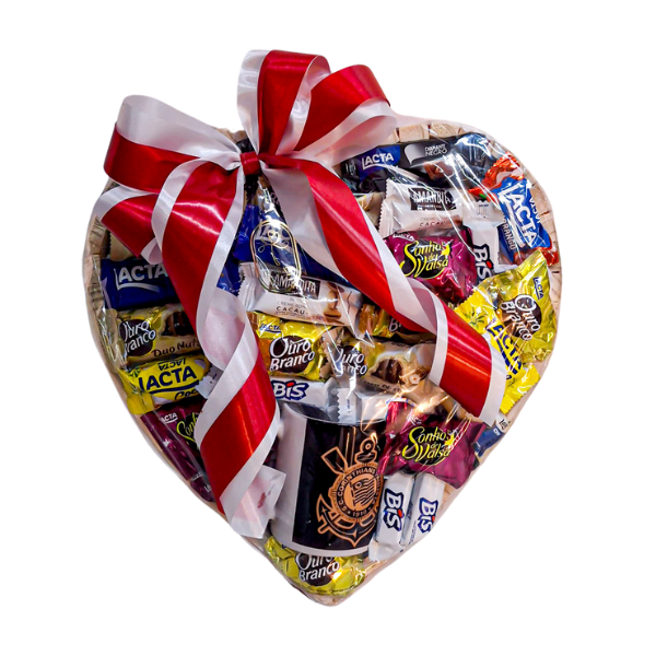 coração de chocolate corinthians
