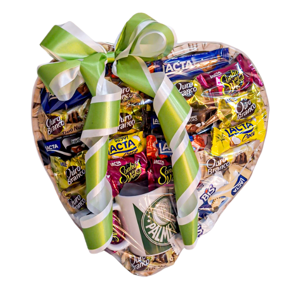 coração de chocolate palmeiras