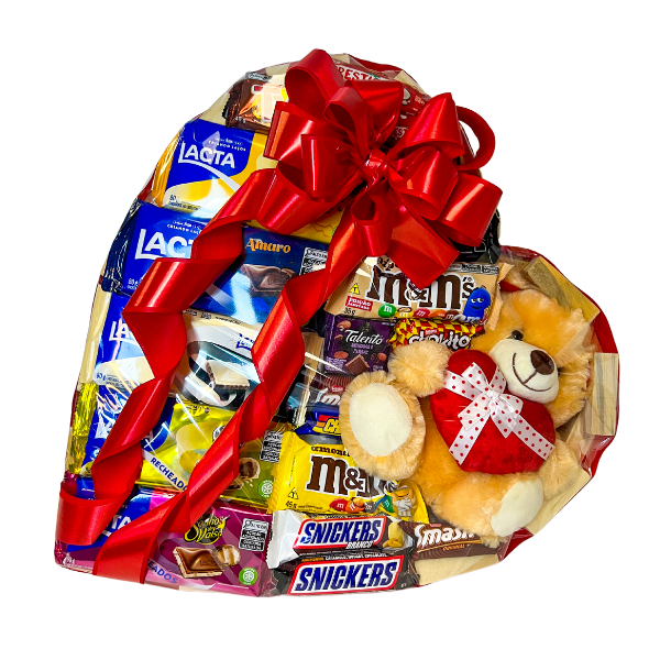 coração de chocolate para presentear em ocasioes especiais