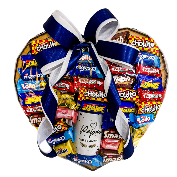 coração de chocolate