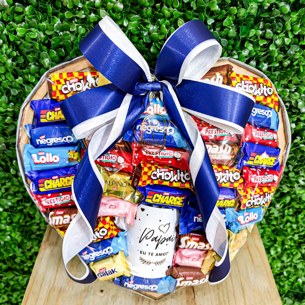 coração de chocolate